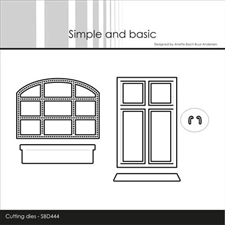Simple and Basic Die - Barn Window & Balcony Box