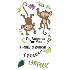 Sizzix Stamp Set By Catherine Pooler - Going Bananas